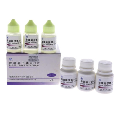 China GIC | 3 Powder + 3 Liquid | Dental Glass Ionomer Cement with High Mechanical Strength