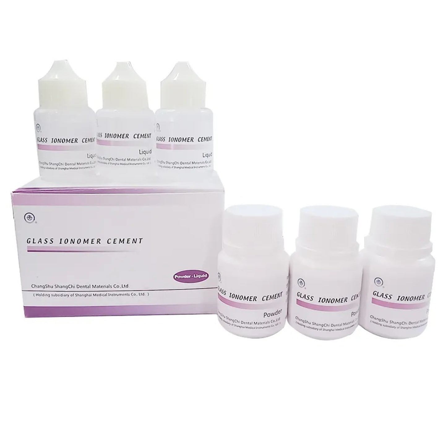 China GIC | 3 Powder + 3 Liquid | Dental Glass Ionomer Cement