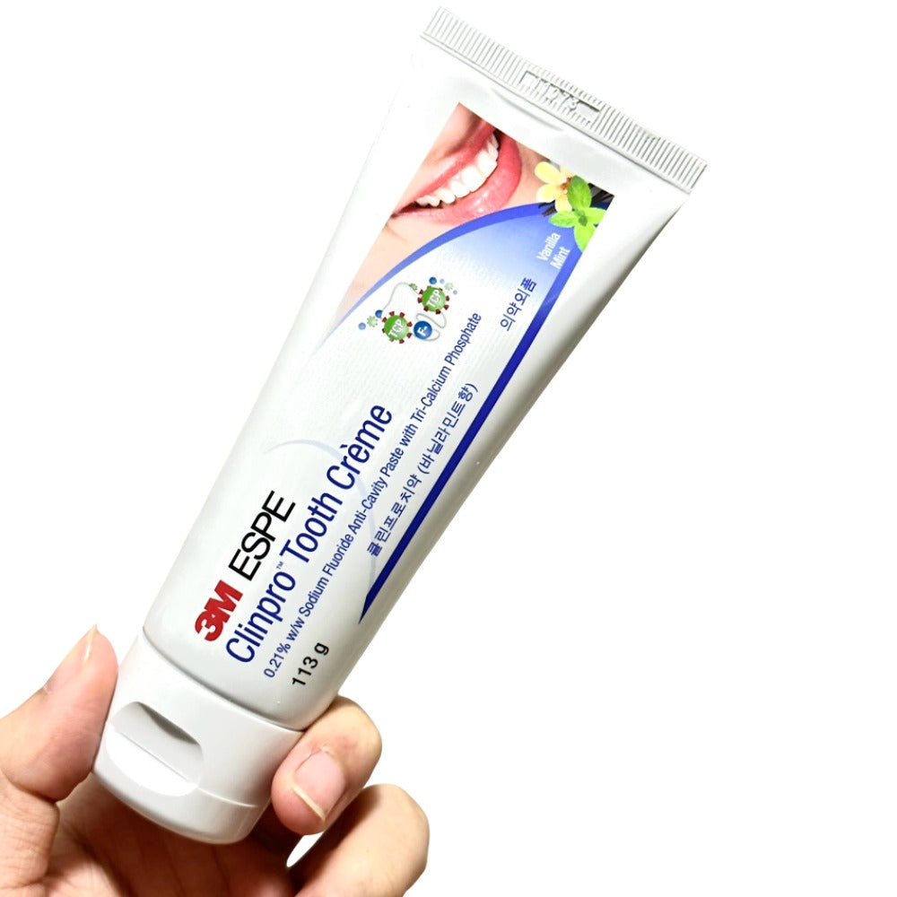 3M Clinpro Tooth Creme, Anticavity Toothpaste, 113 g, Vanilla Mint Flavour