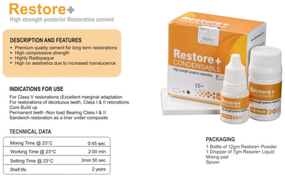 D-Tech Restore+ Condensable GIC