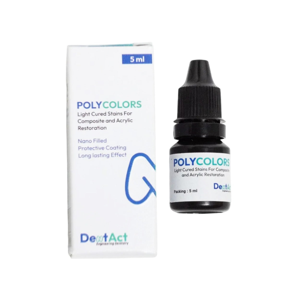 DENTACT Poly Colours Light Cured Stain - Blue