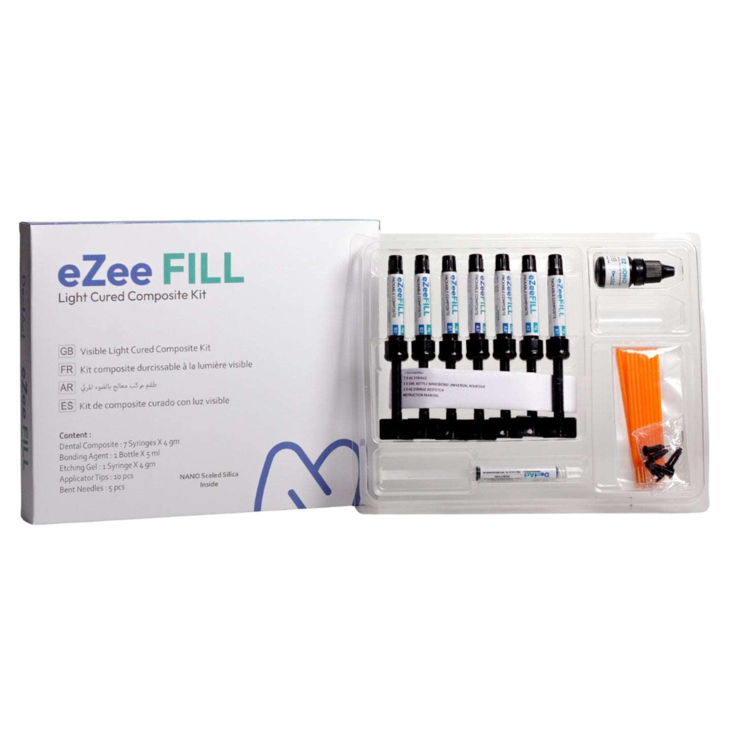 DENTACT eZee FILL Composite 7 Syringe Kit