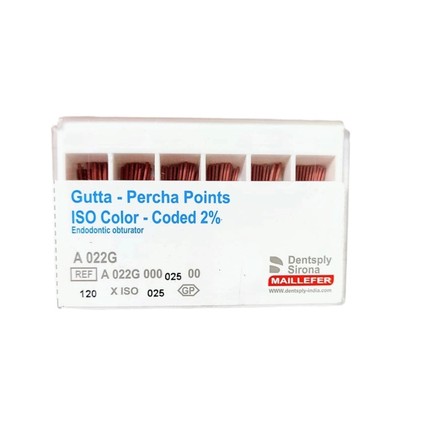 DENTSPLY Gutta Percha Points 2% GP Points