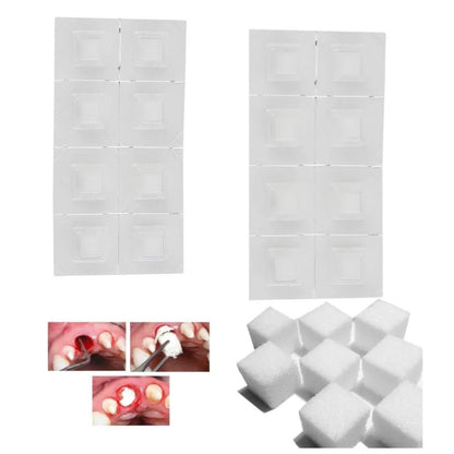 Dental Absorbable Gelatin Sponge 10 × 10 × 10 mm | Pack of 32
