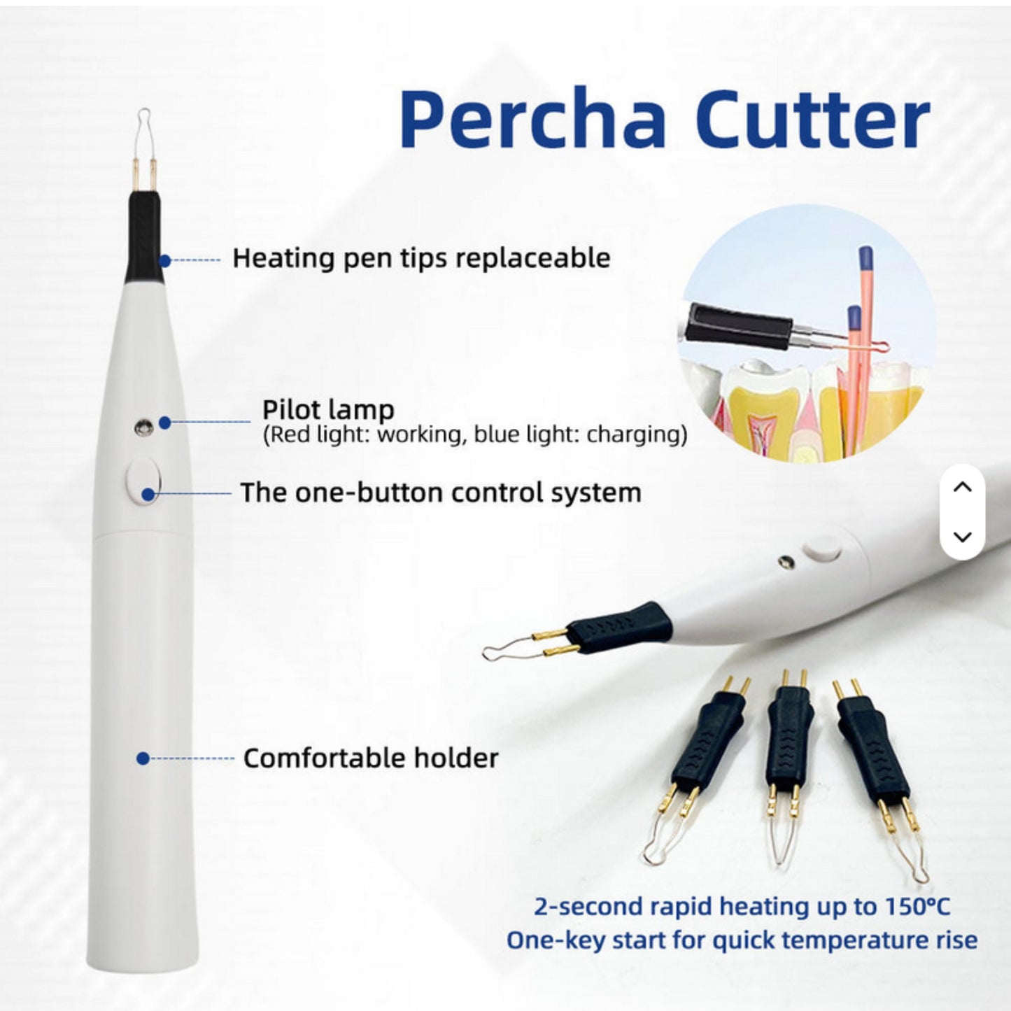 Dental Gutta Percha Cutter | Cordless GP Cutter for Endodontic Procedures