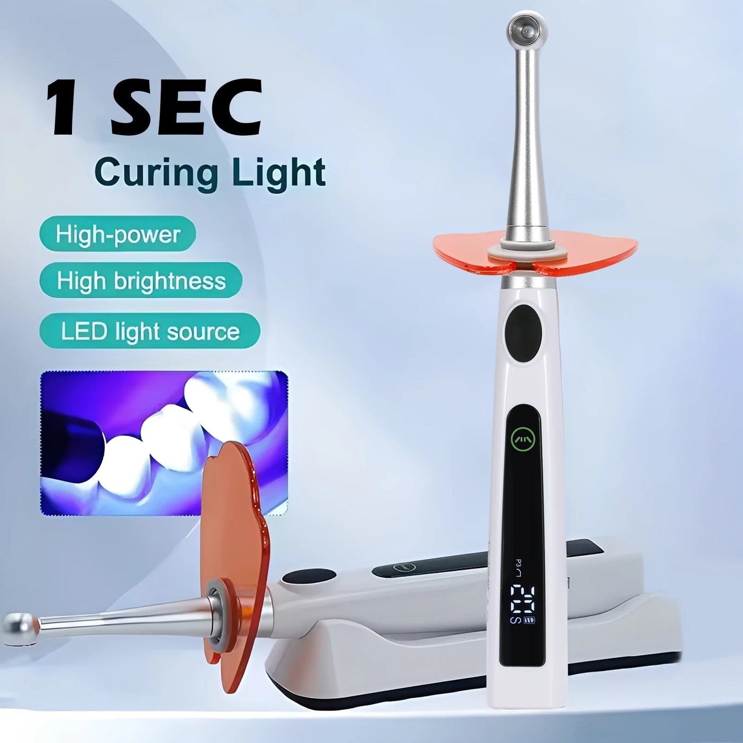 Dental Light Cure Unit – GX-C240 | Cordless LED 1-Second Fast Cure
