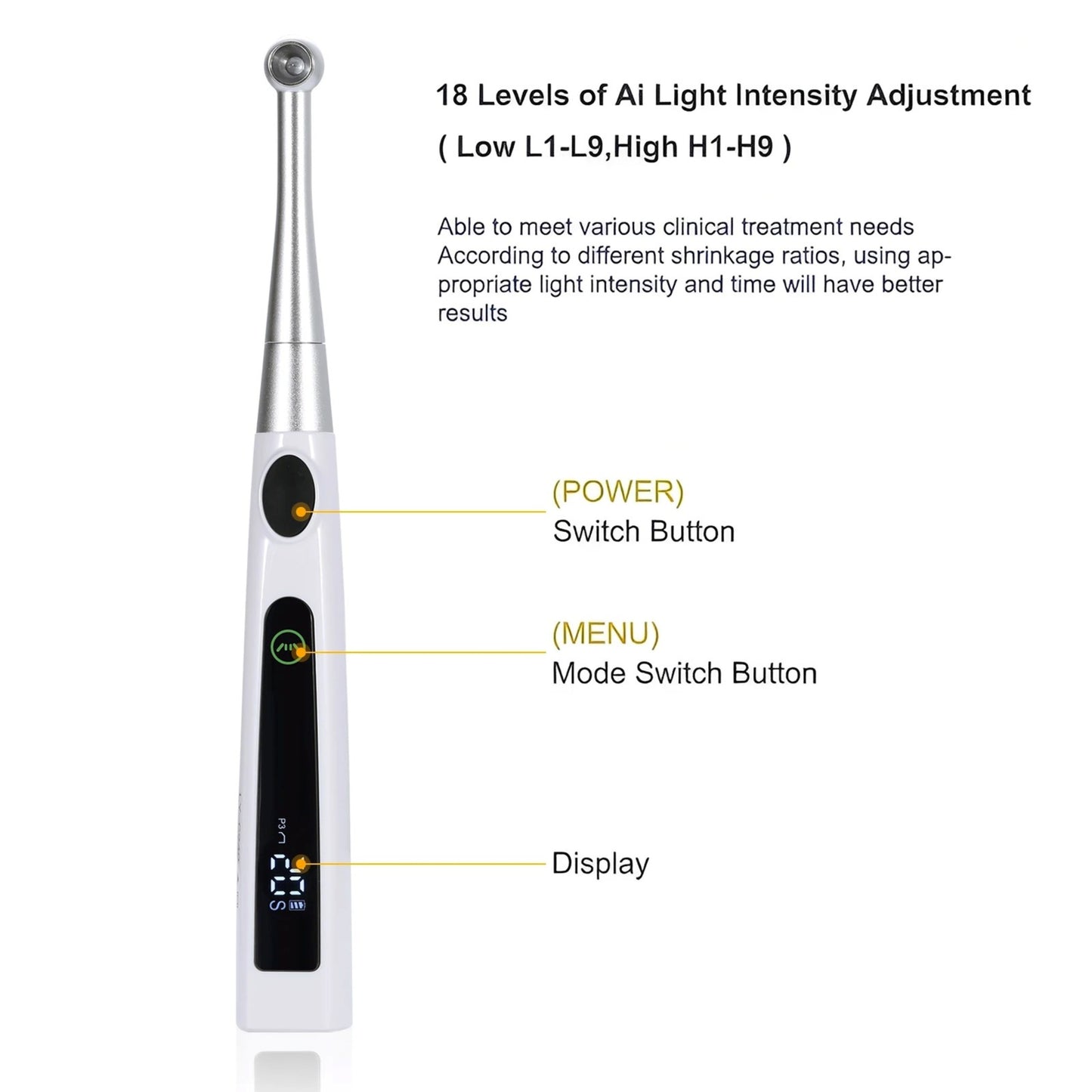 Dental Light Cure Unit – GX-C240 | Cordless LED 1-Second Fast Cure