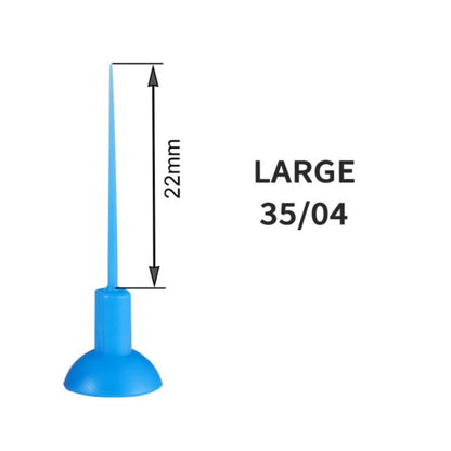 Dental Sonic Endo Irrigator Large Tips | Blue 35/04 | Pack of 40