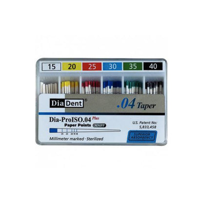 Dia-Dent Paper Point Special Tapered 4%