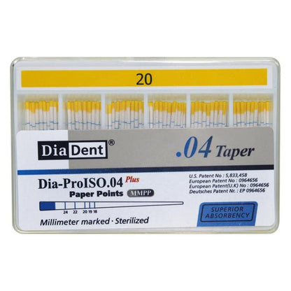 Dia-Dent Paper Point Special Tapered 4%