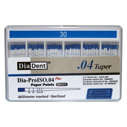 Dia-Dent Paper Point Special Tapered 4%