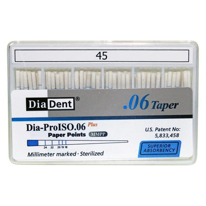 Dia-Dent Paper Point Special Tapered 6%