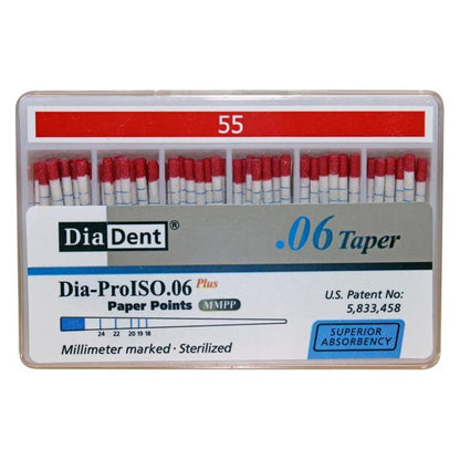 Dia-Dent Paper Point Special Tapered 6%