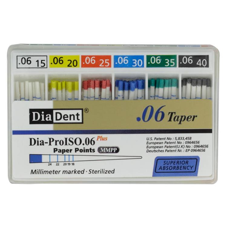 Dia-Dent Paper Point Special Tapered 6%