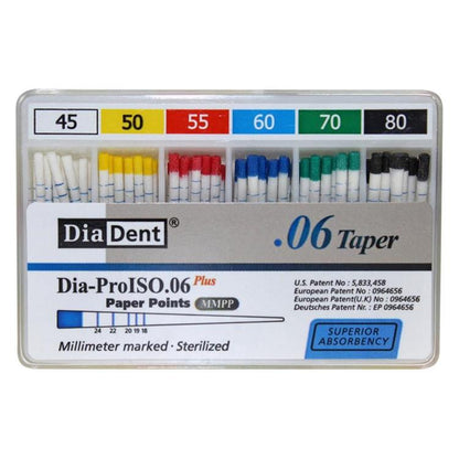 Dia-Dent Paper Point Special Tapered 6%