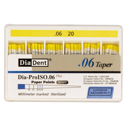 Dia-Dent Paper Point Special Tapered 6%