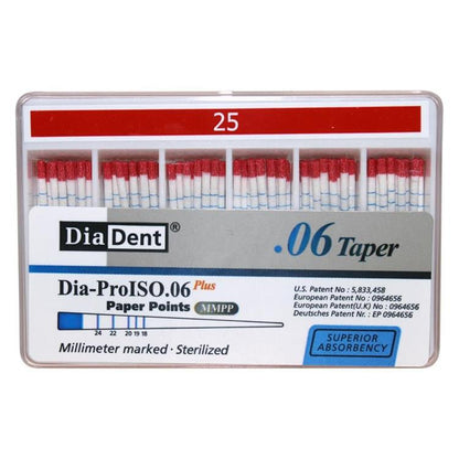 Dia-Dent Paper Point Special Tapered 6%