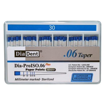 Dia-Dent Paper Point Special Tapered 6%