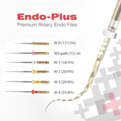 Endo Plus Gold Rotary File 21MM | Woodpecker Heat-Treated NiTi Rotary Files