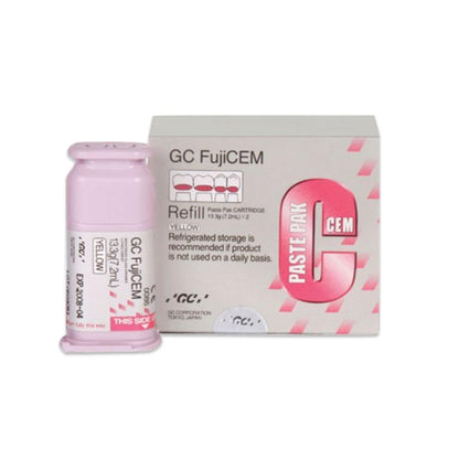 GC FujiCEM Luting Glass Ionomer 13.3g Cartridge | Resin Modified Glass Ionomer Cement