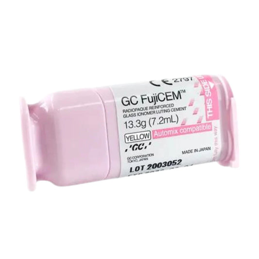 GC FujiCEM Luting Glass Ionomer 13.3g Cartridge | Resin Modified Glass Ionomer Cement