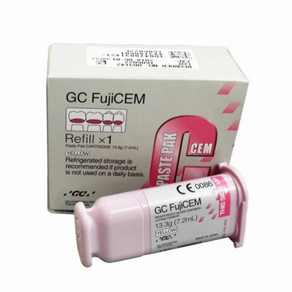 GC FujiCEM Luting Glass Ionomer 13.3g Cartridge | Resin Modified Glass Ionomer Cement