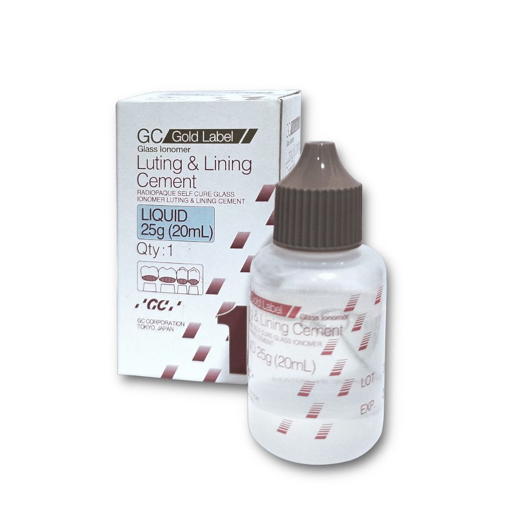 GC Gold Label 1 LIQUID 25G | Dental Luting & Lining Glass Ionomer Cement