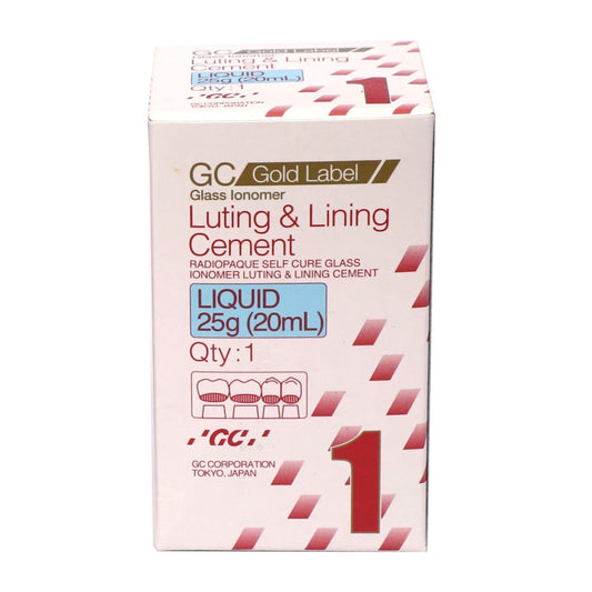 GC Gold Label 1 LIQUID 25G | Dental Luting & Lining Glass Ionomer Cement