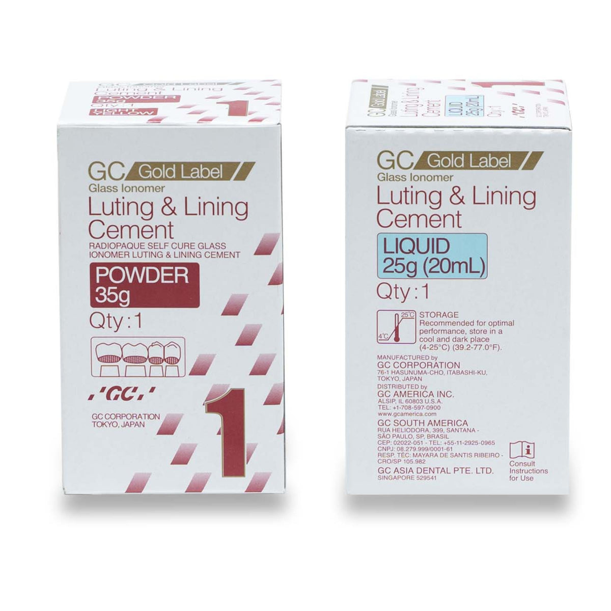 GC Gold Label 1 Luting & Lining GIC – amplemeds