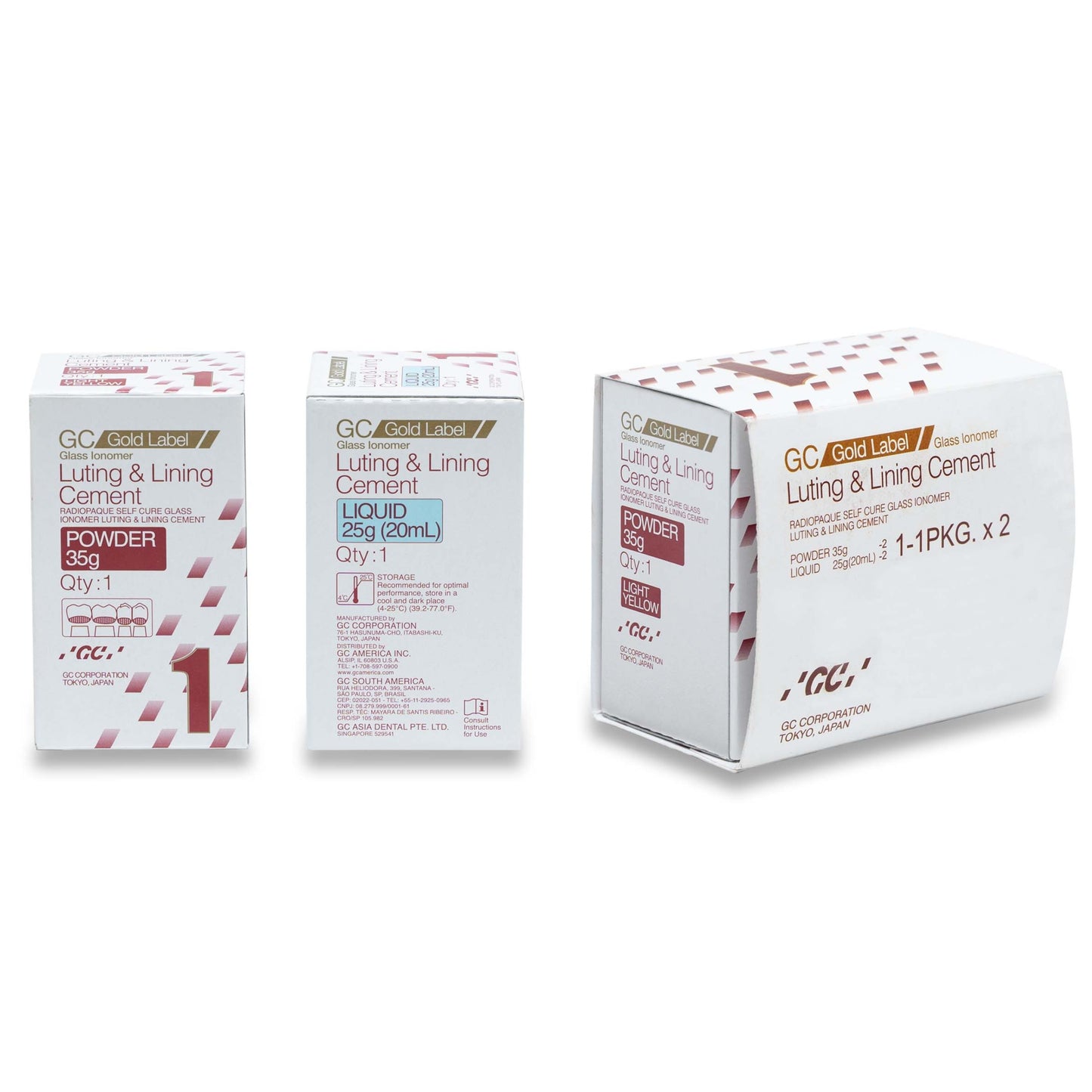 GC Gold Label 1 BIG Pack Luting & Lining GIC