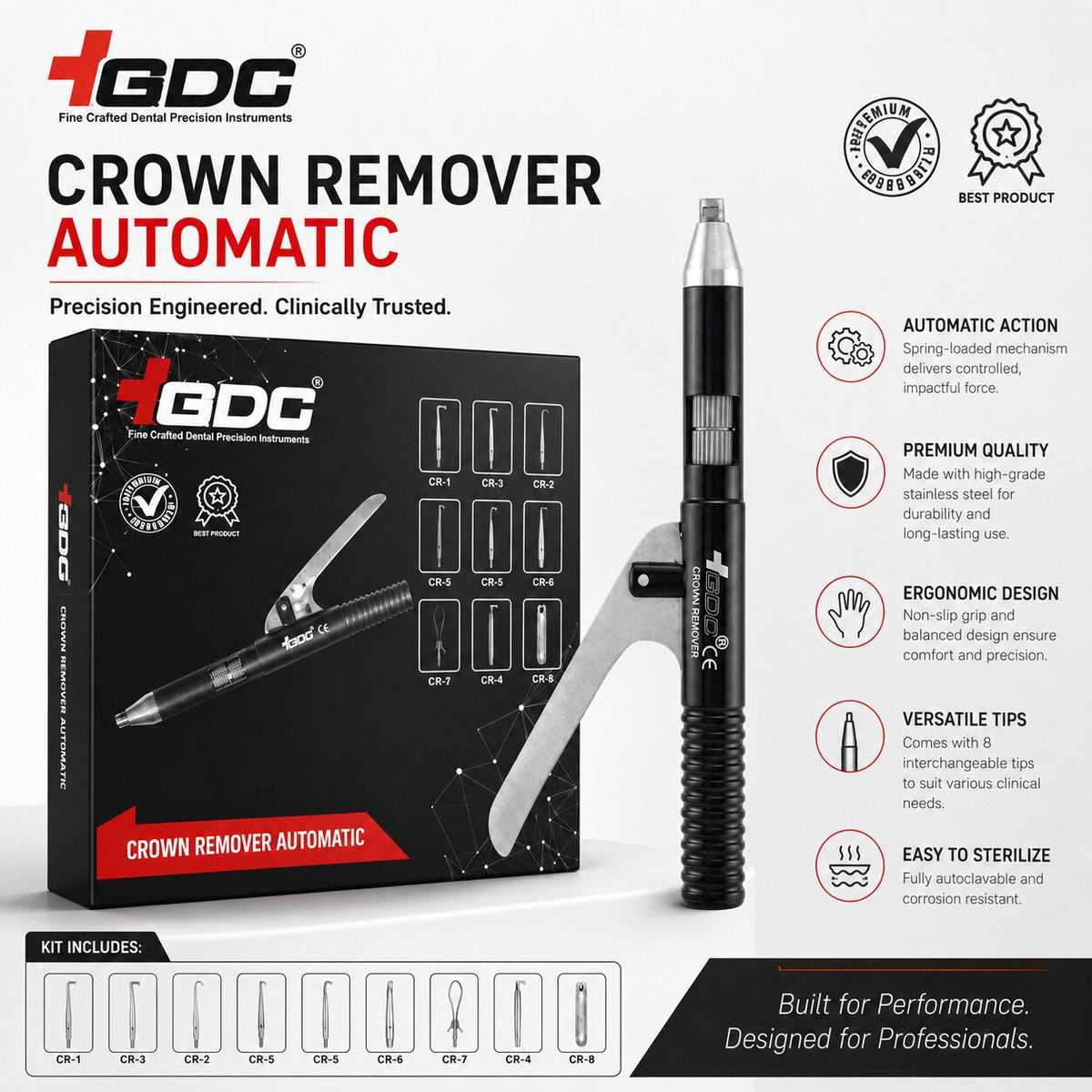 GDC Automatic Premium Crown Remover - CRP