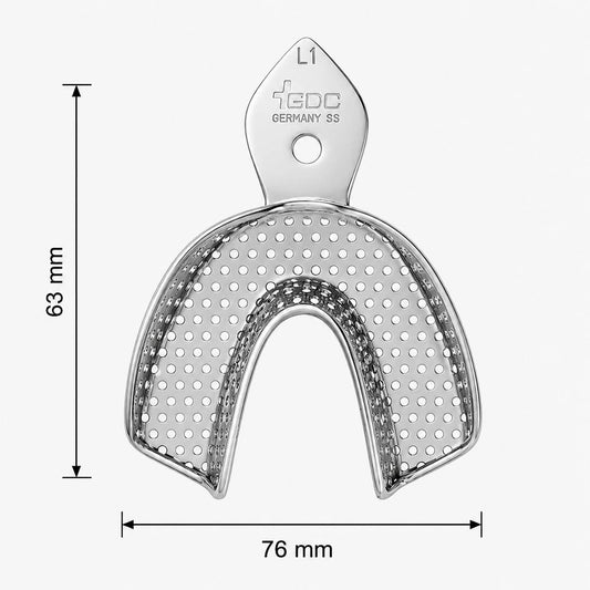 GDC Dentulous Perforated Impression Trays Lower 1 - ITRLDPL1