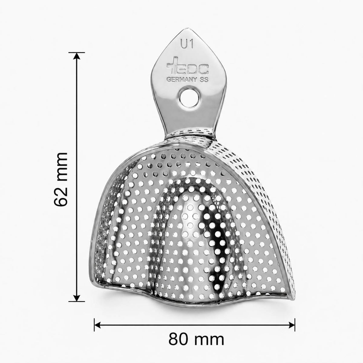 GDC Dentulous Perforated Impression Trays Upper 1 - ITRLDPU1
