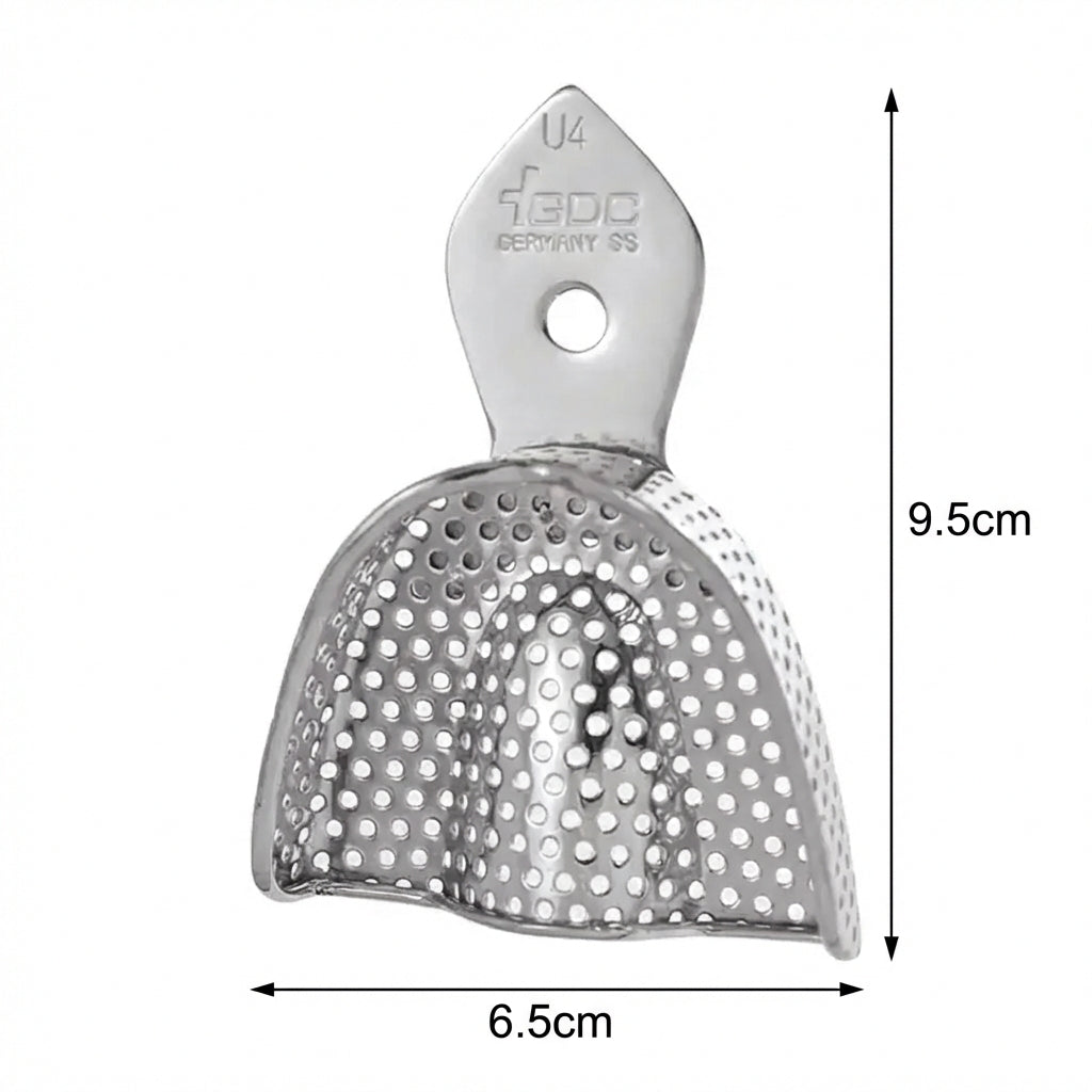 GDC Dentulous Perforated Impression Trays Upper 4 - ITRLDPU4