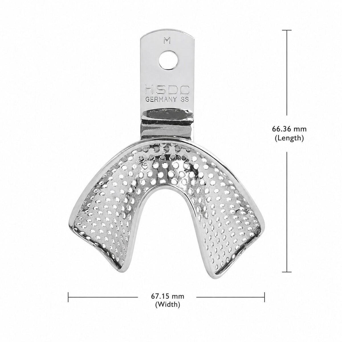 GDC Edentulous Perforated Impression Trays Lower 3 - ITRLEDPL3