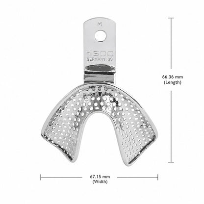 GDC Edentulous Perforated Impression Trays Lower 3 - ITRLEDPL3
