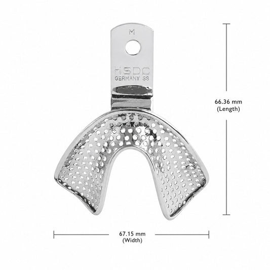 GDC Edentulous Perforated Impression Trays Lower 3 - ITRLEDPL3