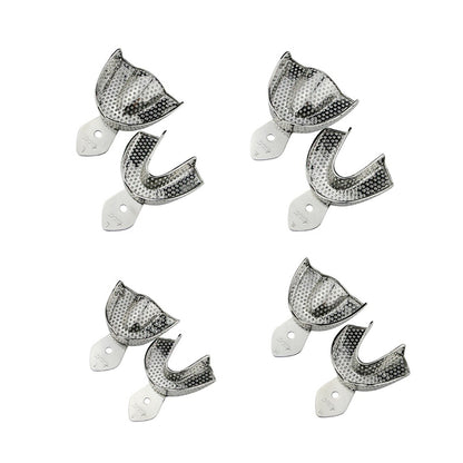 GDC Impression Tray Dentulous Perforated Kit Set of 8 - ITRLDPP8