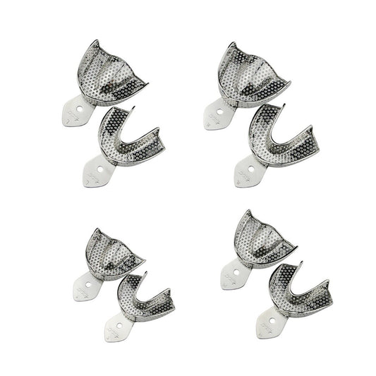 GDC Impression Tray Dentulous Perforated Kit Set of 8 - ITRLDPP8