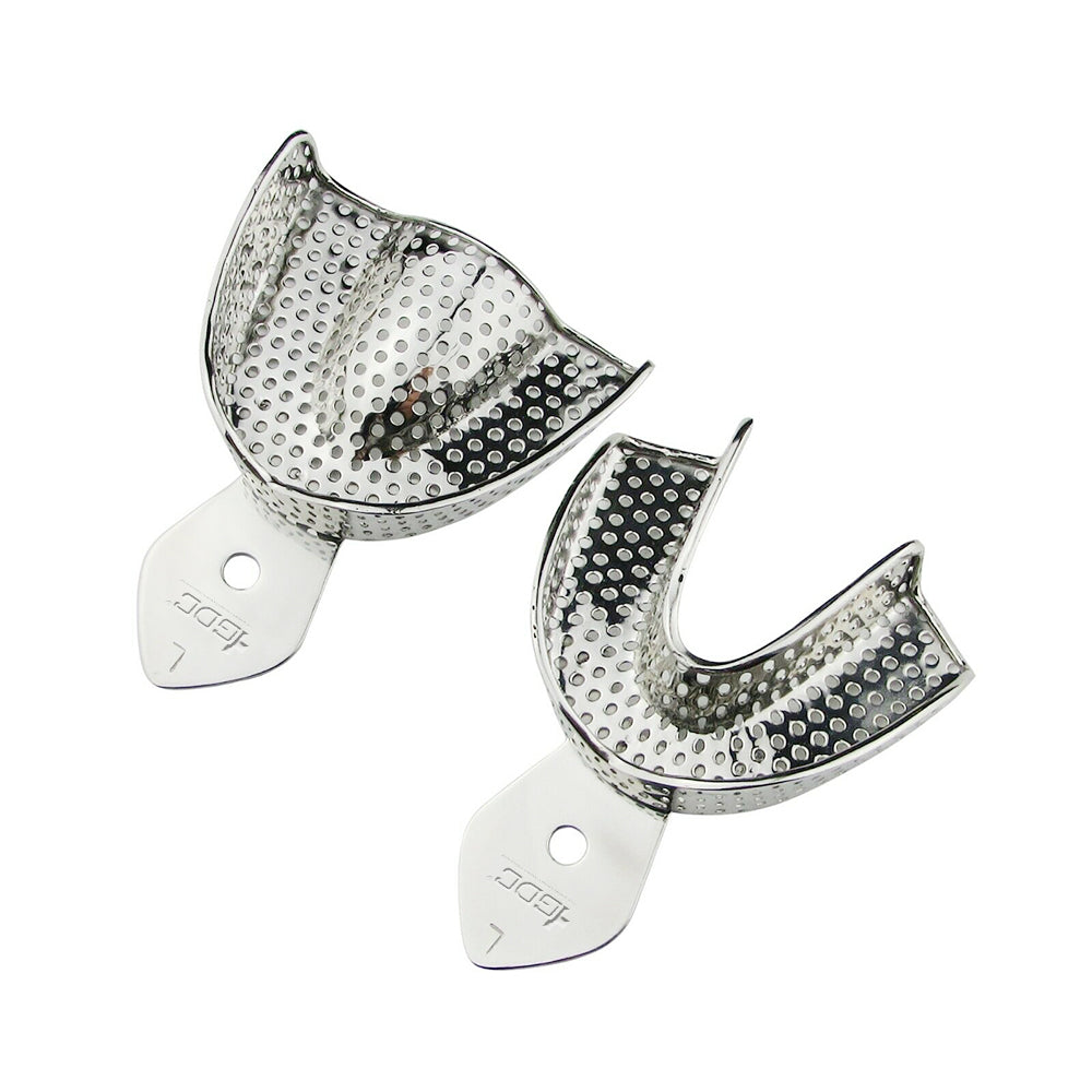 GDC Impression Tray Dentulous Perforated Kit Set of 8 - ITRLDPP8