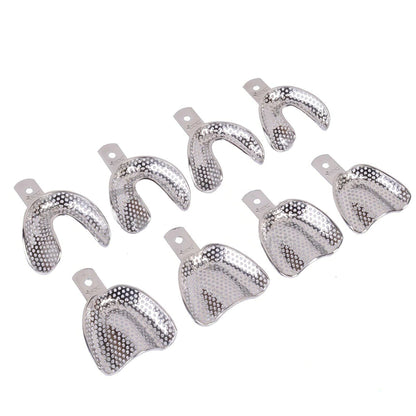 GDC Impression Trays Edentulous Perforated S/8 Instruments Kit - ITRLEDPP8