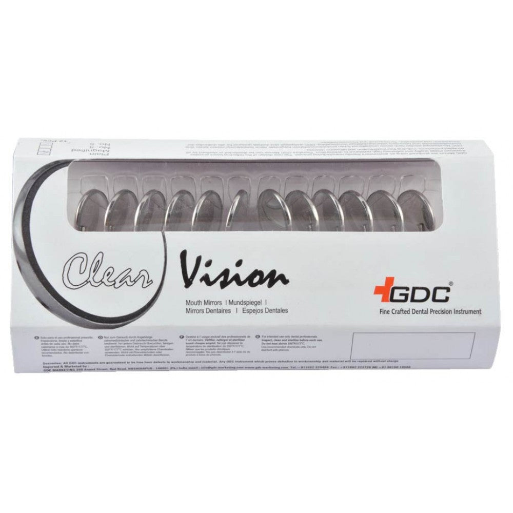 GDC Mouth Mirror Tops Plain Pack Of 12 - 4 - MMTP4