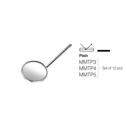 GDC Mouth Mirror Tops Plain Pack Of 12 - 5 - MMTP5
