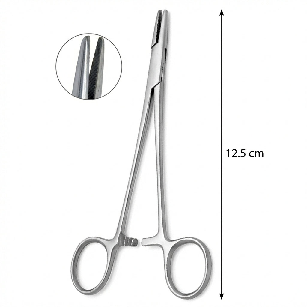 GDC Needle Holder Derf Straight 12.5cm - NHD