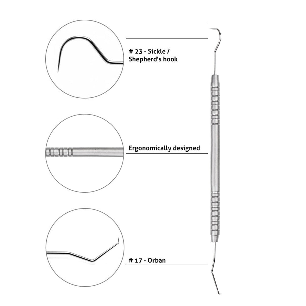 GDC PMT Set Of 3 Instruments Kit Double Ended 3 - PMTS4