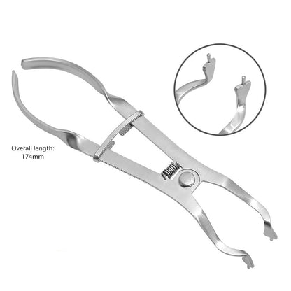 GDC Rubber Dam Forcep - Ivory 17cm - RDF