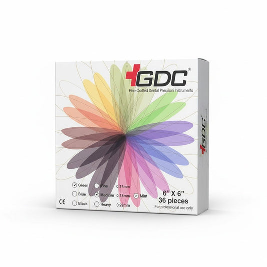 GDC Rubber Dam Sheet - Adult 6X6 inches - RDLAMG6X6
