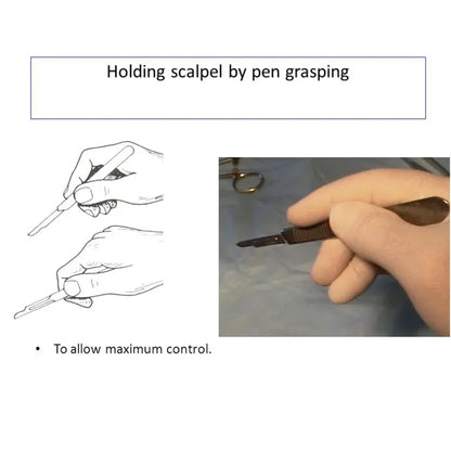 GDC Scalpel Handle With Scale No.3 - 12.5cm - 10-130-03E
