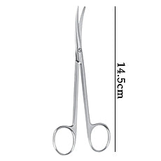 GDC Scissors Metzenbaum - Curved 14.5cm - S29