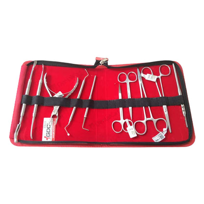 GDC Surgical Instruments Set of 10 In Pouch - SISP10